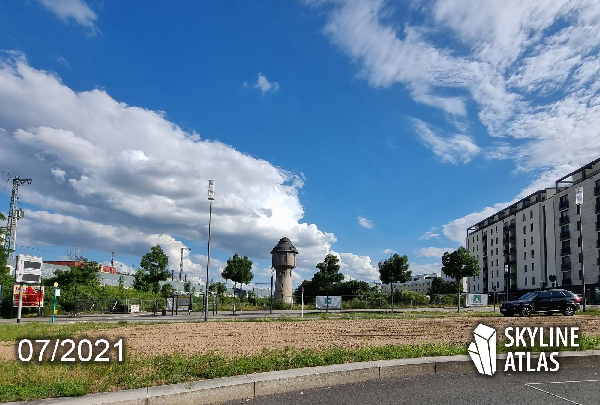porsche-design-tower-frankfurt-construction-site-july-2021 Porsche Design Tower in Frankfurt, Germany - Construction site July 2021