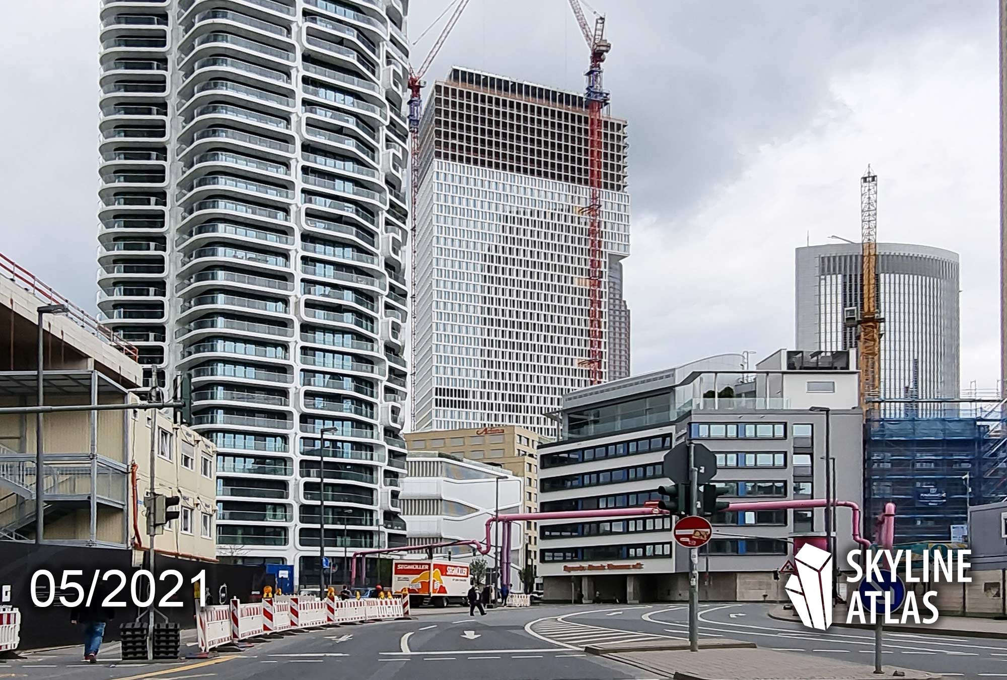 one-good-idea-tower-one-frankfurt-skyscraper-construction-site-may-2021-ca-immo one good idea - Tower 1 - Tower One Frankfurt - skyscraper construction site - May 2021 - CA Immo