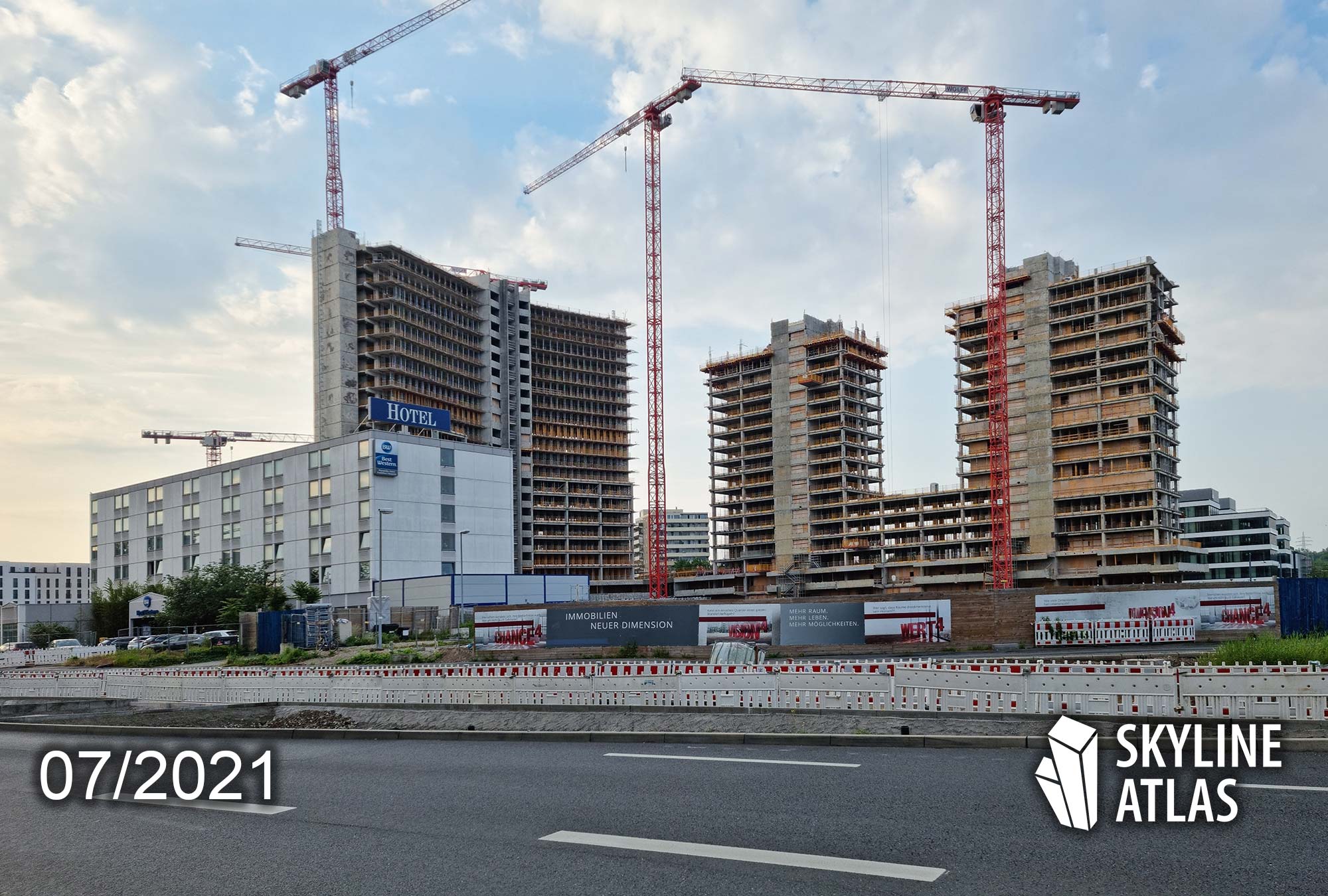 Vitopia Campus - Offenbach construction site - July 2021