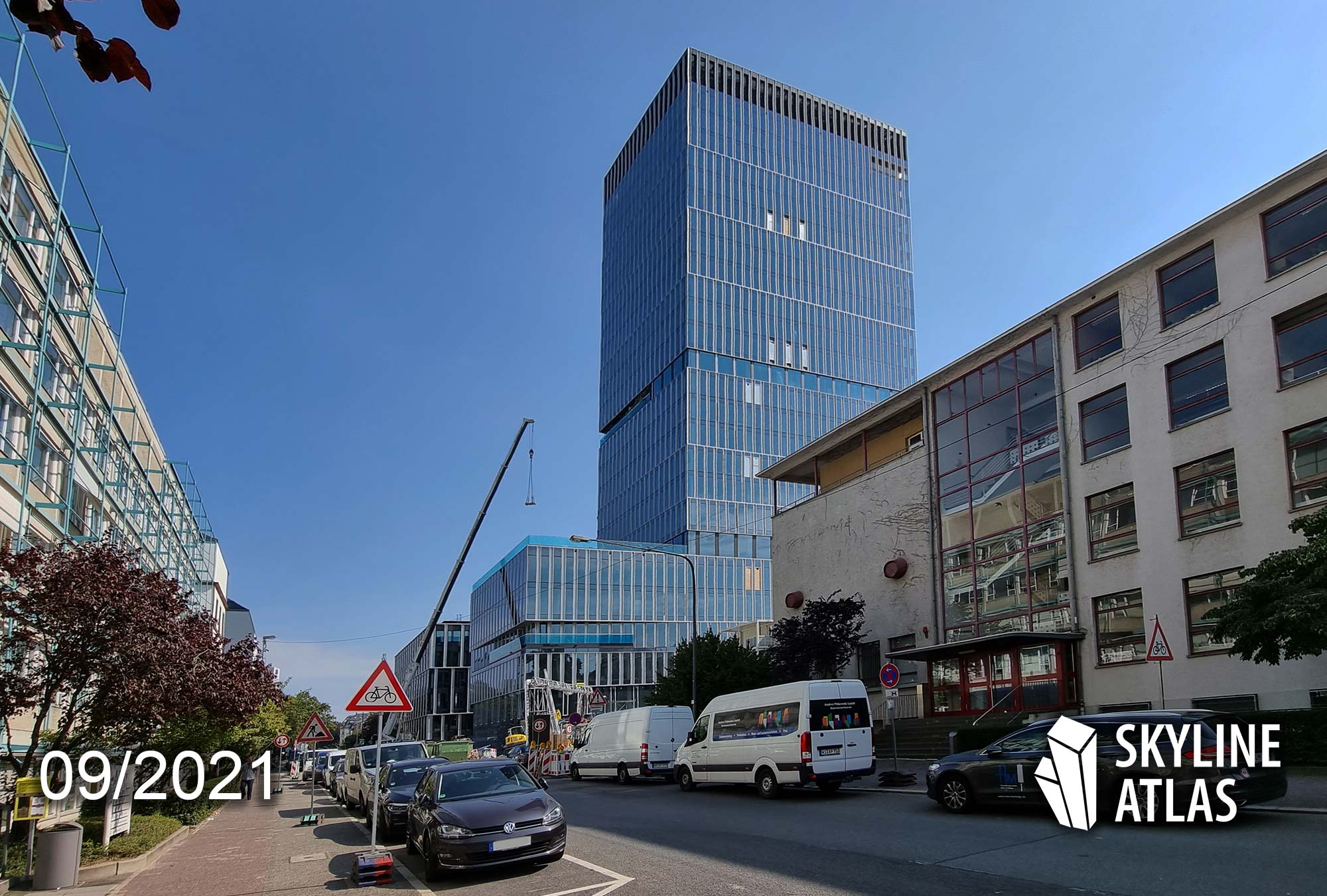 Frankfurt Senckenberg Tower - Construction Site September 2021