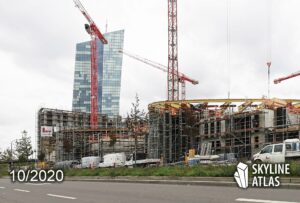 Frankfurt HPQ - Hafen Park Quartier - Harbor Park Quarter - Construction Site - New Apartments and Hotel - October 2020
