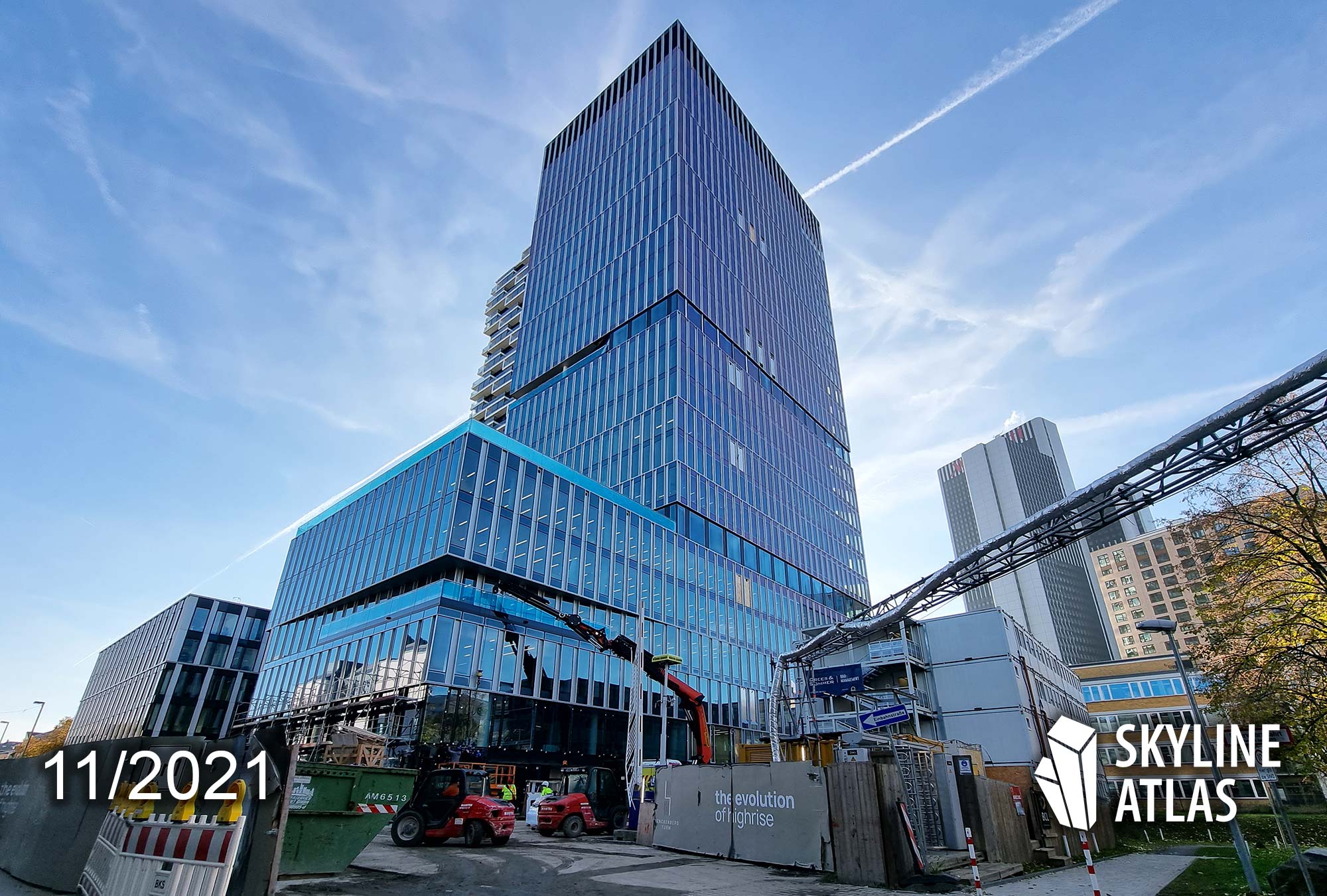 Frankfurt Senkenberg Turm - Senckenberg Tower - November 2021 - construction site