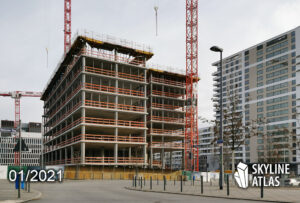 FAZ Tower - Frankfurter Allgemeine Zeitung - new headquarters - January 2021