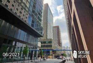 Frankfurt Global Tower - new Google Germany premises - Frankfurt CBD - Financial District Frankfurt - New Office Building - Globaltower - Construction site June 2021