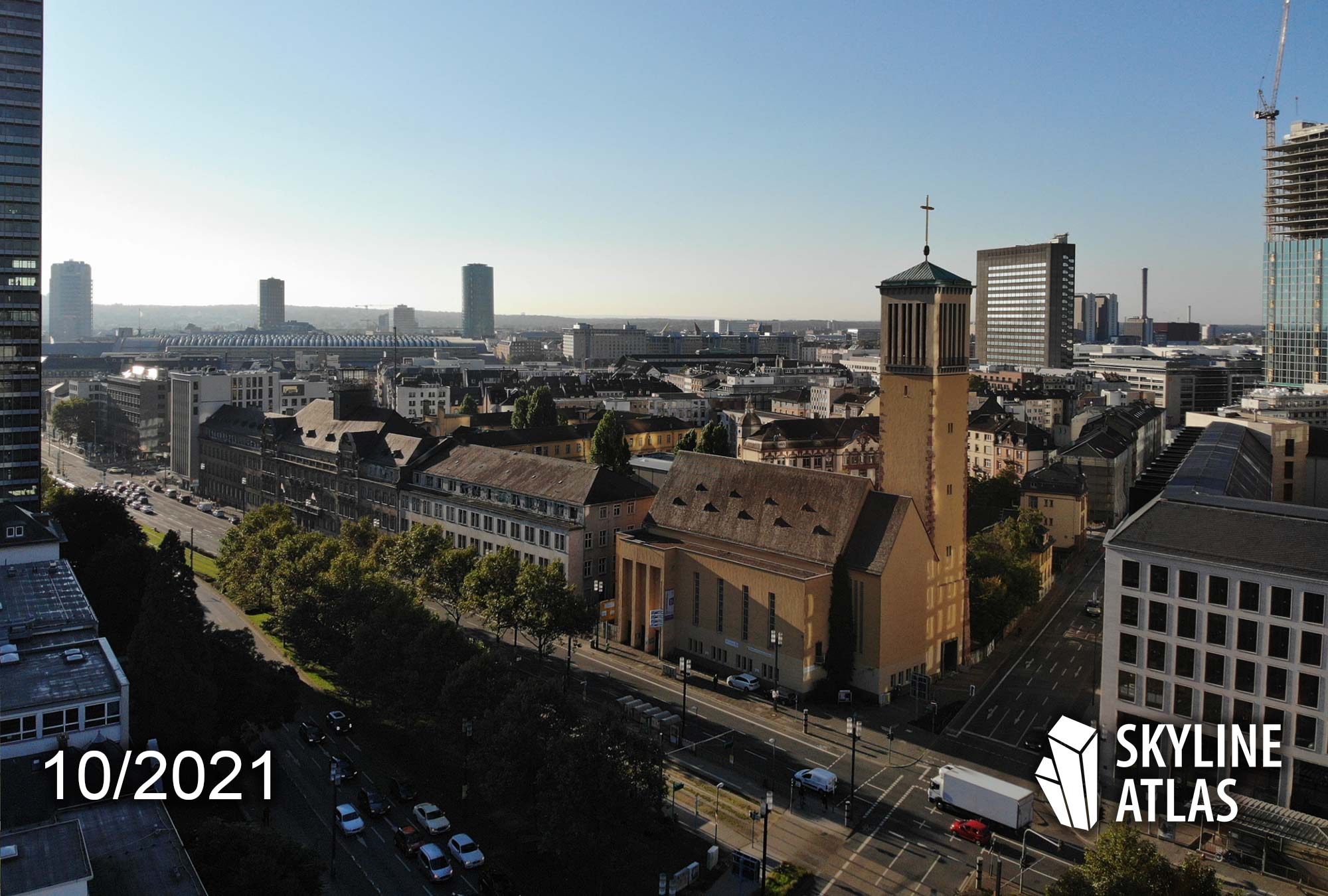 das-praesidium-frankfurt-former-police-headquarters-site-the-presidency-october-2021 New Frankfurt Skyscraper - The Presidency - Das Präsidium Frankfurt, Germany - Construction Site - October 2021