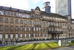 Former police headquarters Frankfurt - old building police Frankfurt at the Friedrich-Ebert-Anlage