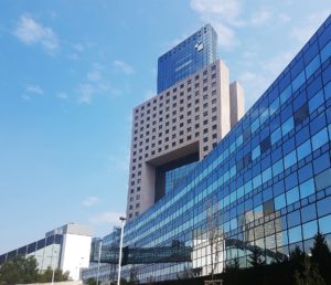 Messe Torhaus by Oswald Mathias Ungers in Frankfurt - modern trade fair tower