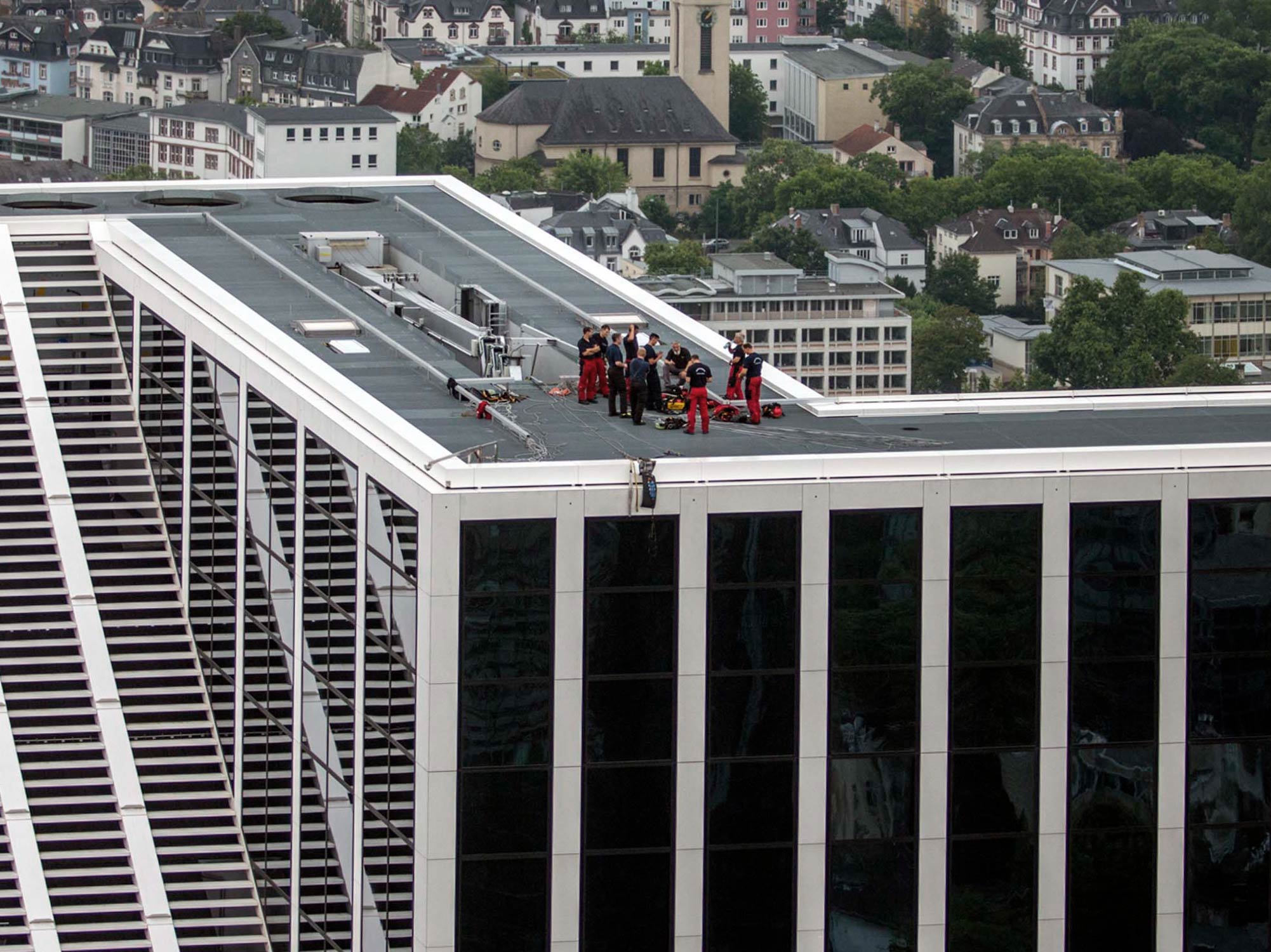 Height Rescue Team of Frankfurt Fire Brigade
