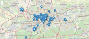 Skyscraper Maps Frankfurt - Tall Building Locations of Current and Planned High-rise Buildings in Frankfurt