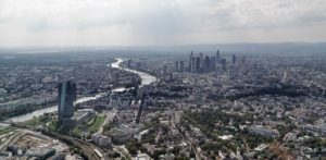 ECB and Frankfurt skyline
