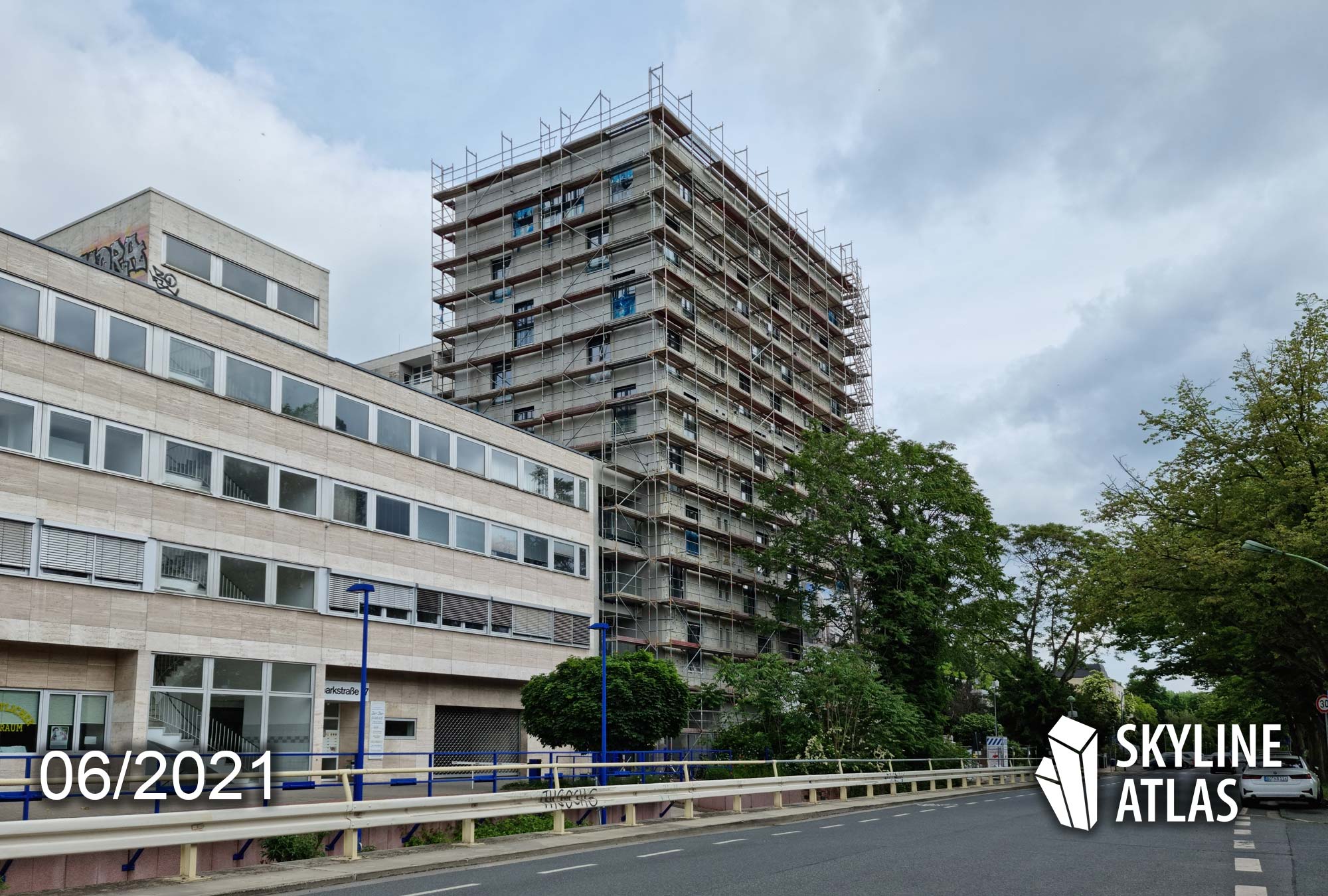 Frankfurt condominiums for sale - construction site - Panorama Residenz nearby ECB