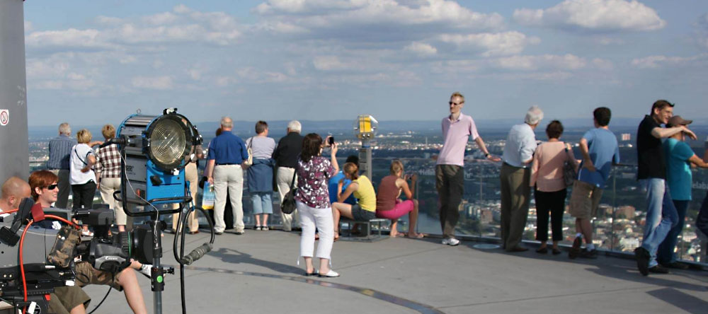 Height comparison of tall buildings in Frankfurt 2020 - Tallest skyscrapers in Germany
