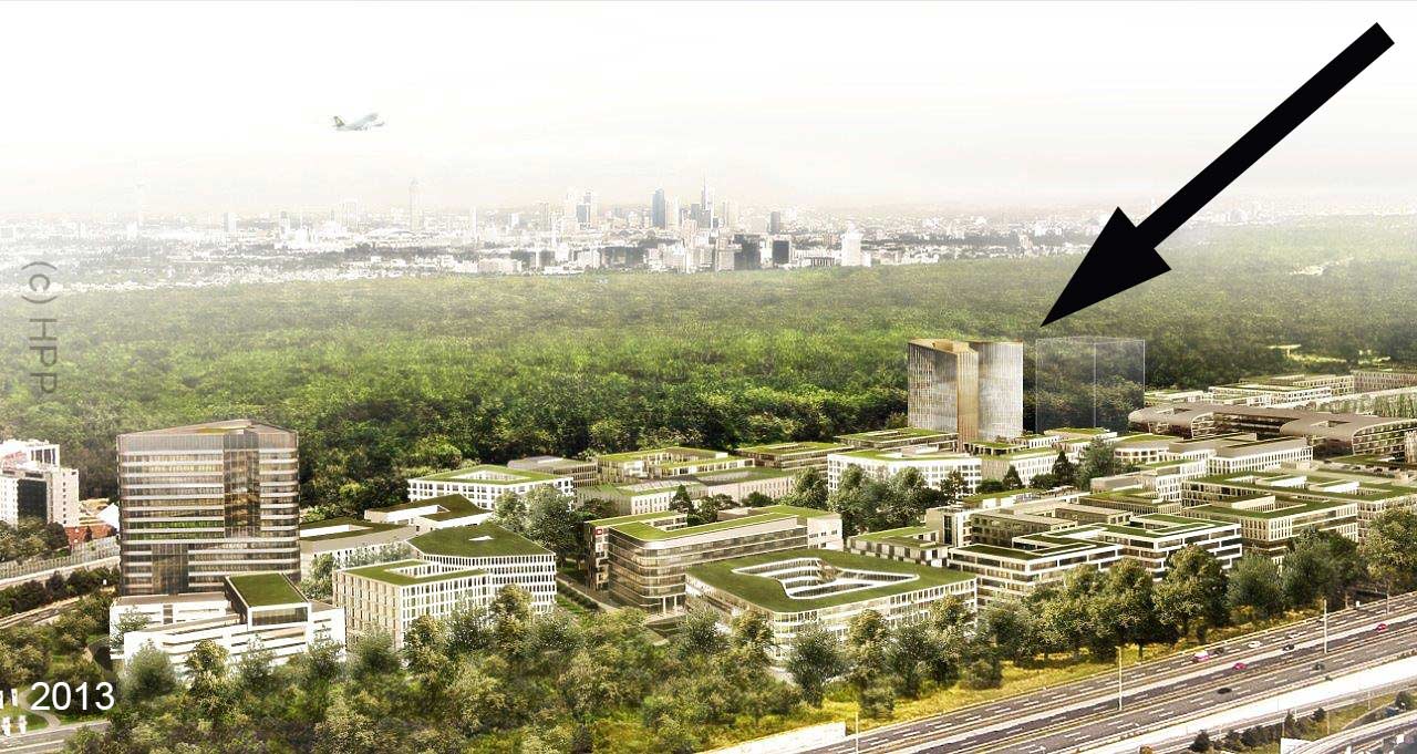 Gateway Gardens Development area at Frankfurt airport