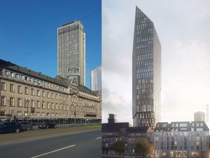 Das Präsidium - Neues Hochhaus bei ehemaligem Polizeipräsidium Frankfurt - gerchgroup Frankfurt