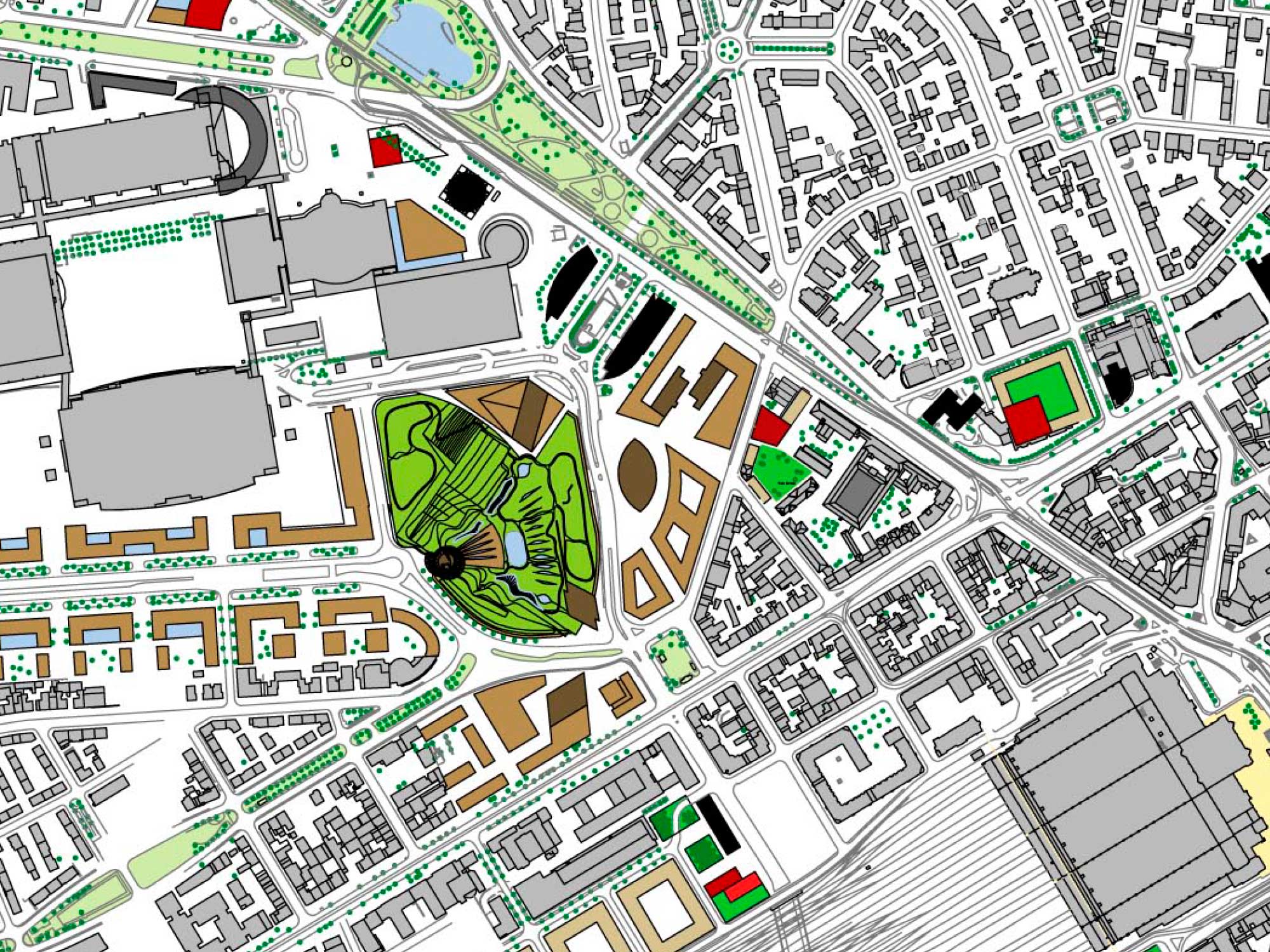 Frankfurt Skyscraper Development Plan 2008 - Jourdan Müller PAS Architekten - City of Frankfurt - 2008