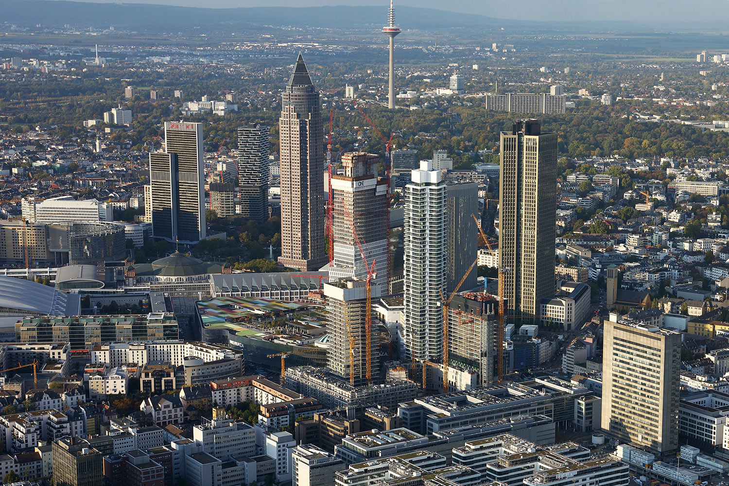 European District Frankfurt - European Quarter Frankfurt - Rising Office Towers