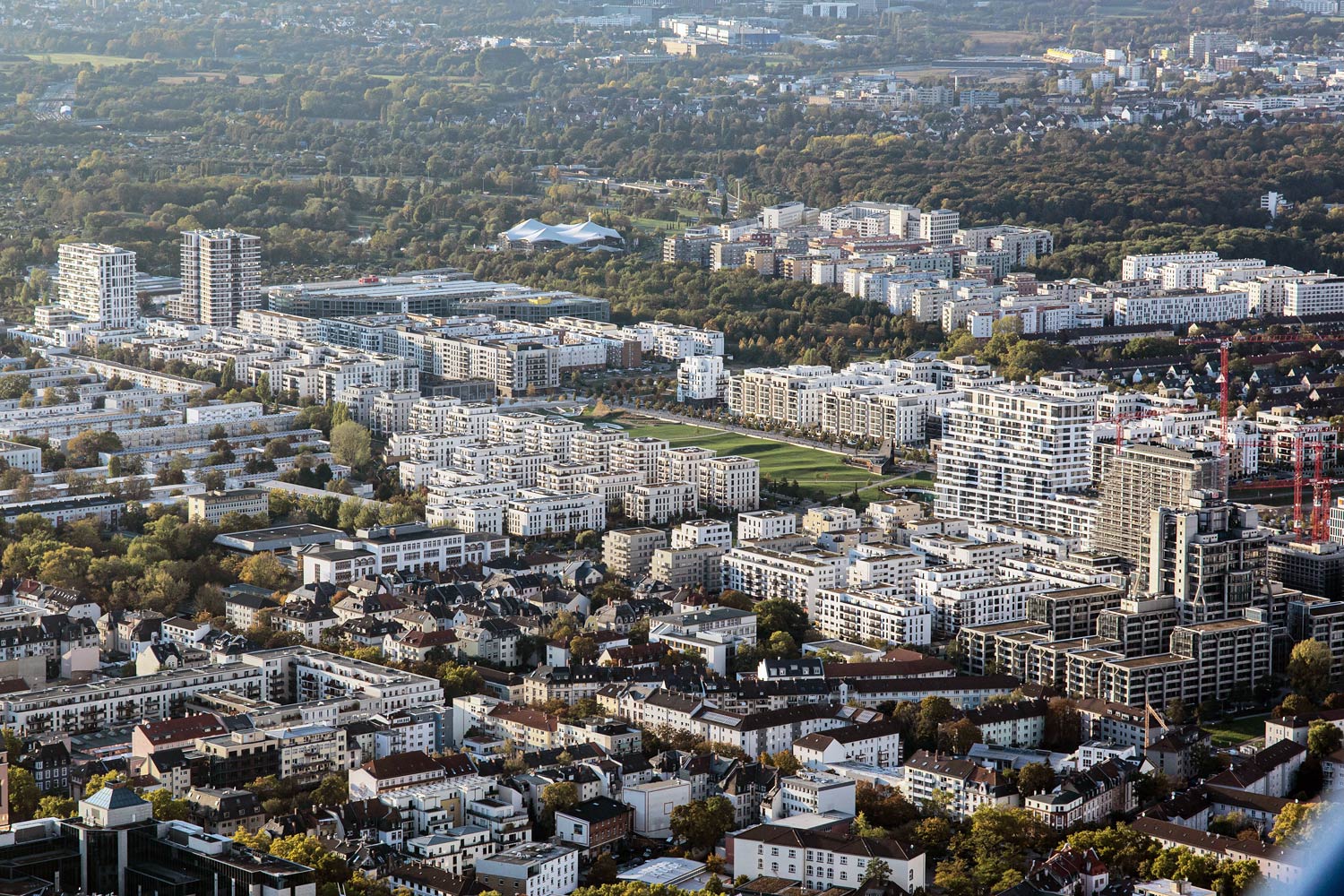 European Quarter Frankfurt - aerial