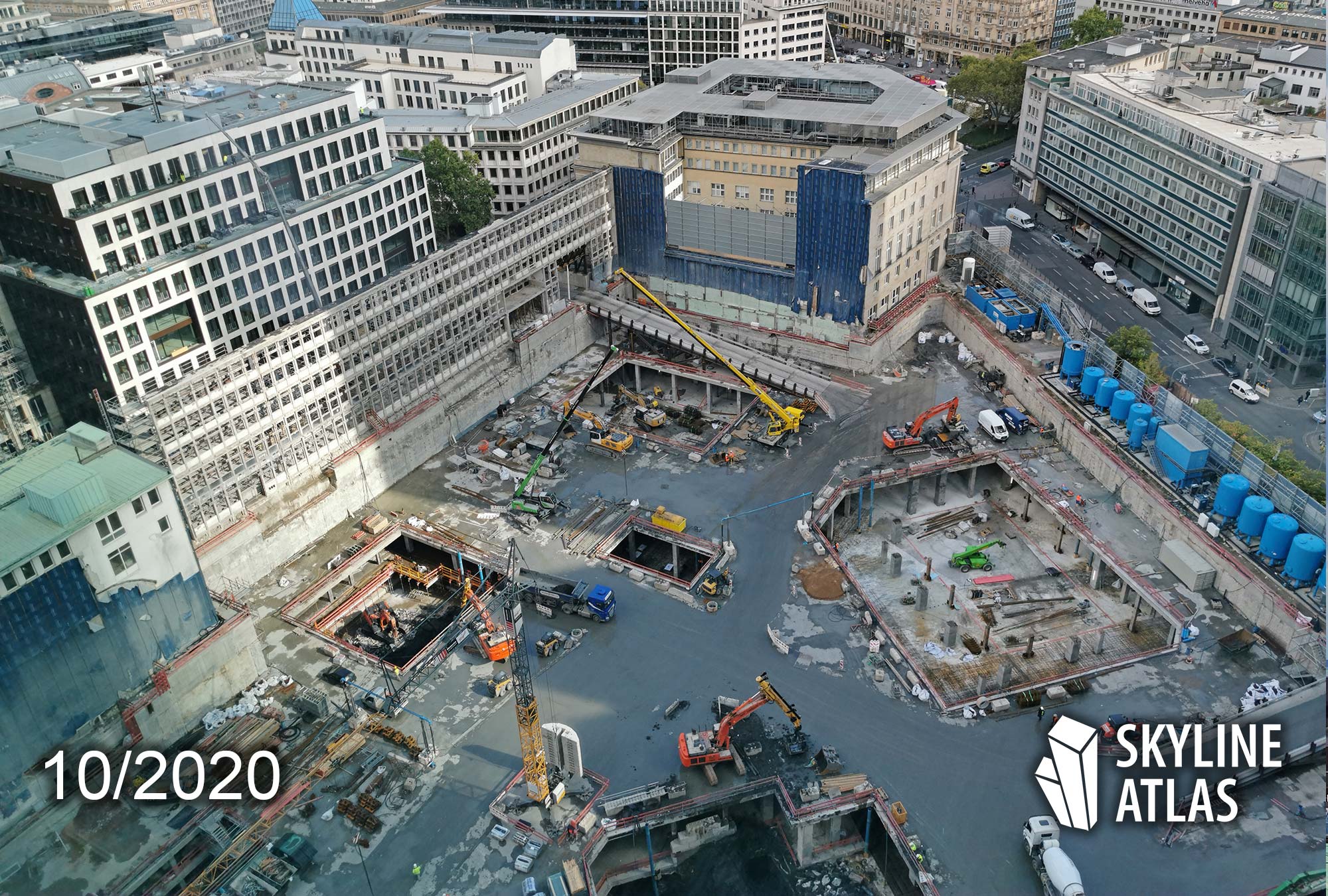 Four Frankfurt construction site - October 2020