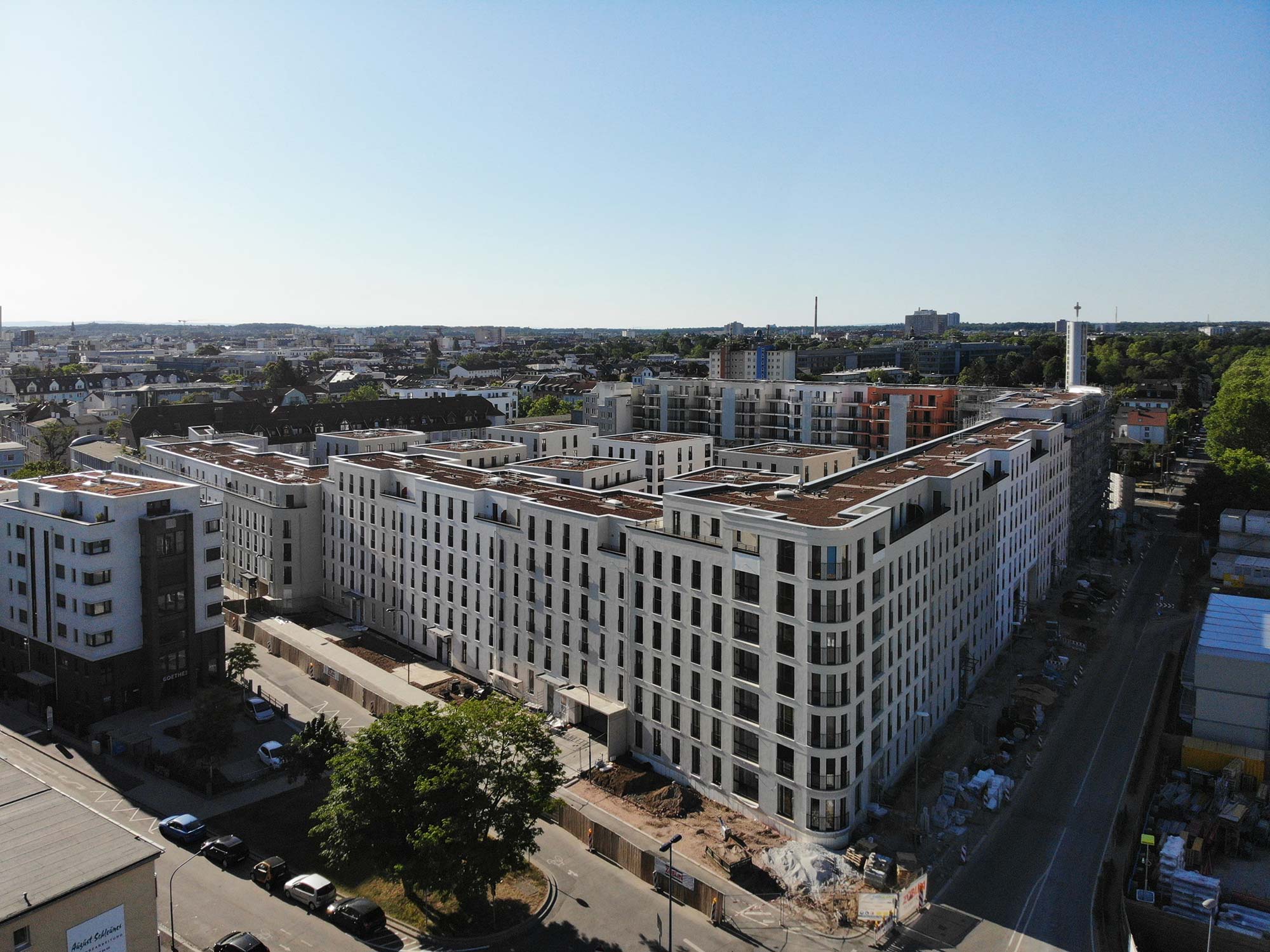 Goethe Quarter (Goethequartier) in Offenbach - new apartment complex