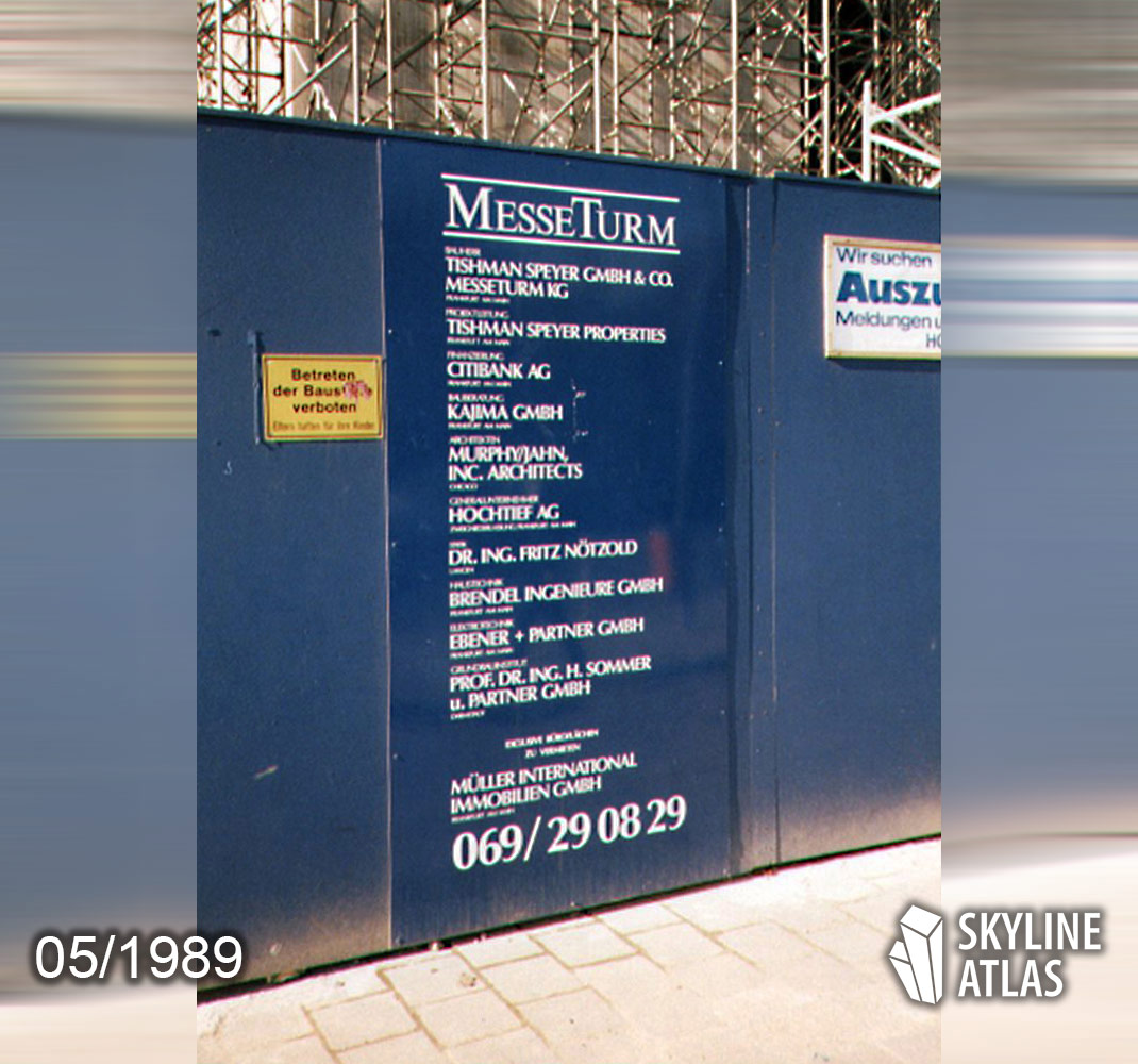 messeturm-construction-sign-1989-involved-companies-frank-reuter MesseTurm construction sign in 1989 - photographed by Frank Reuter