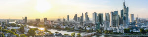 SKYLINE ATLAS - Frankfurt panorama - CBD Frankfurt - Frankfurt Skyline - Skyscrapers and tall buildings - (c) Taunus Copter Mario Stock