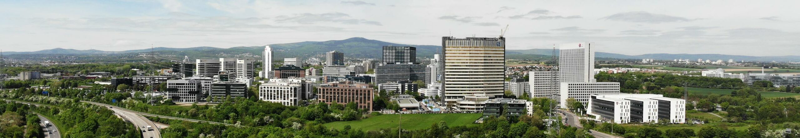 Panorama Eschborn, Germany - drone photo - aerial image