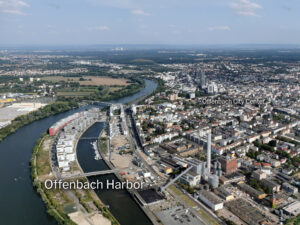 Offenbach Harbor Area - new city district Offenbach, Germany - Port of Offenbach