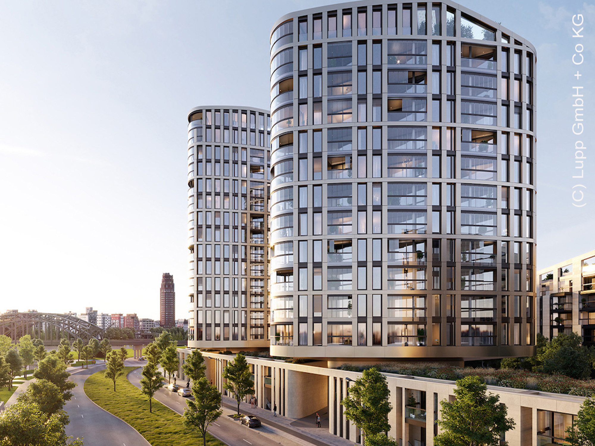 Hafenparkquartier-Ostend-Frankfurt-Hafen-Osten Hafenparkquartier-Ostend-Frankfurt-Hafen-Osten