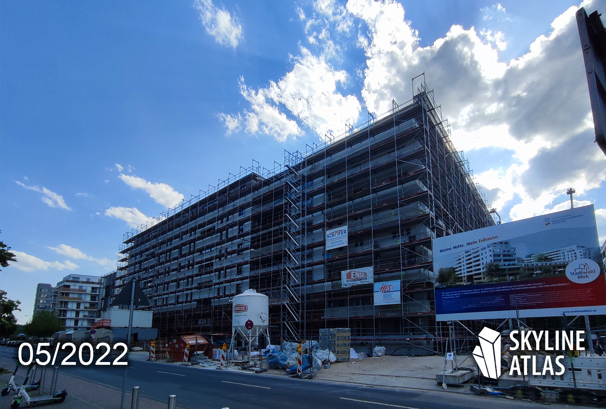 Hahnstraße 48 Frankfurt am Main - Hahnstraße FFM - Baustelle - Wohnungen - Mai2022