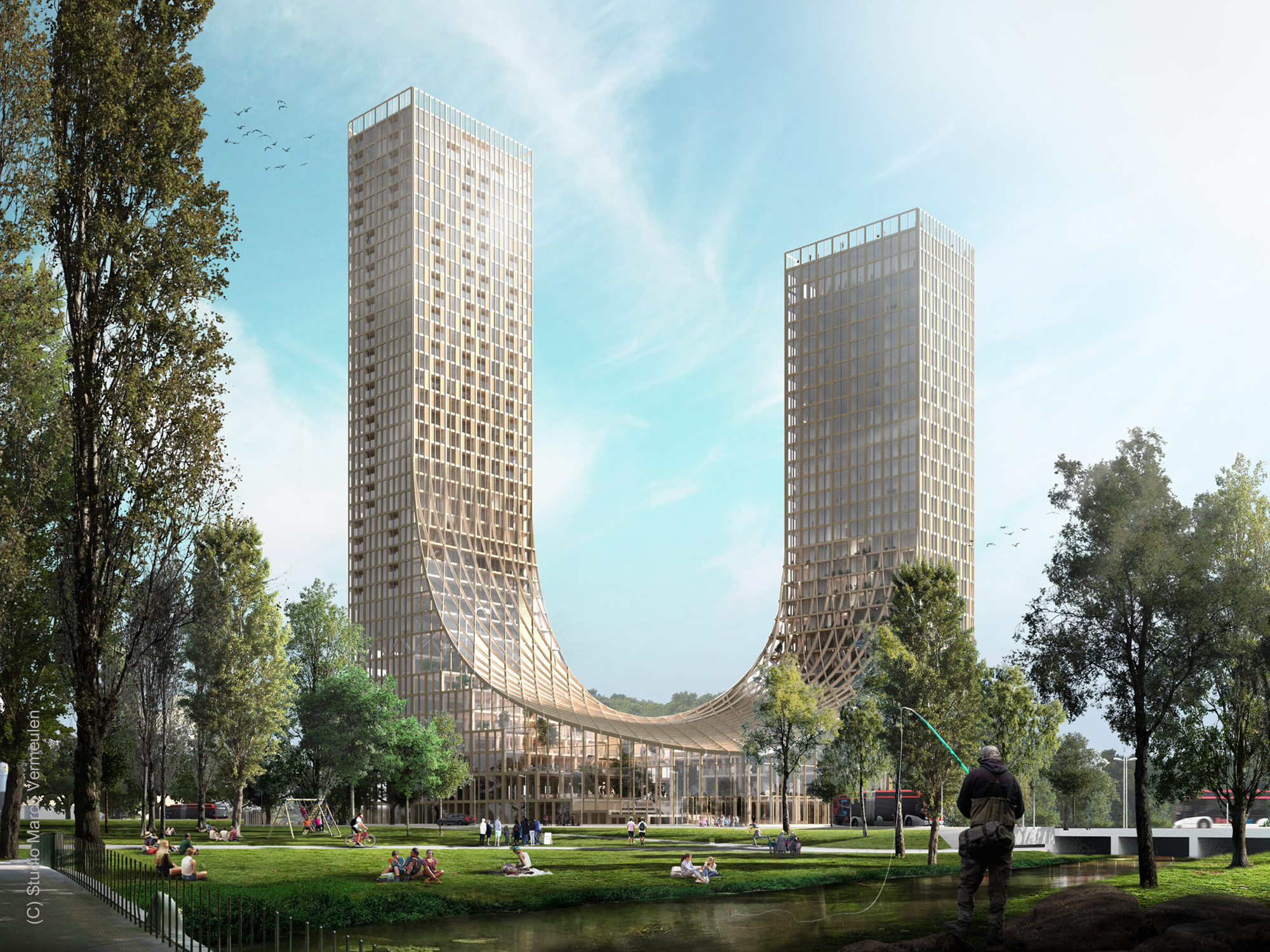 DutchMountains-Eindhoven-Holzhochhäuser-Vermeulen