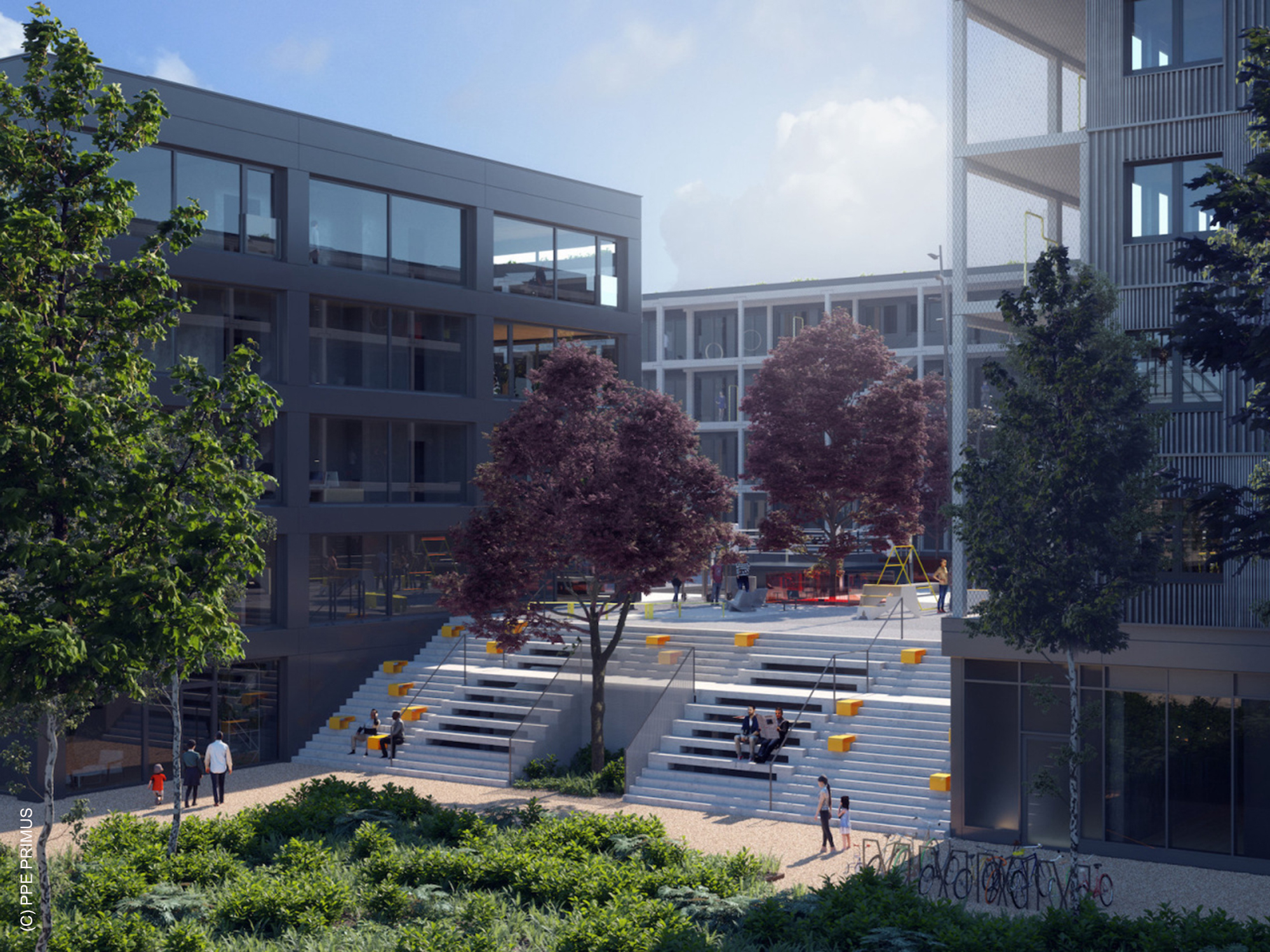 Rockywood-Offenbach-Hafen-Primus-Treppen-Eingang Rockywood-Offenbach-Hafen-Primus-Treppen-Eingang