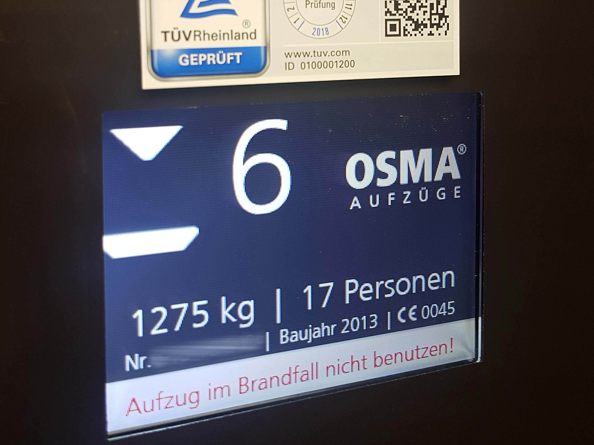 osma-aufzuege-frankfurt-hochhaus-tuev-rheinland osma-aufzuege-frankfurt-hochhaus-tuev-rheinland