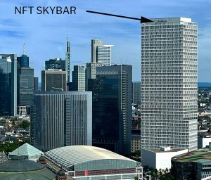 Frankfurt NFT skybar location - Frankfurt crypto location - skyscraper bar - Germany's highest bar