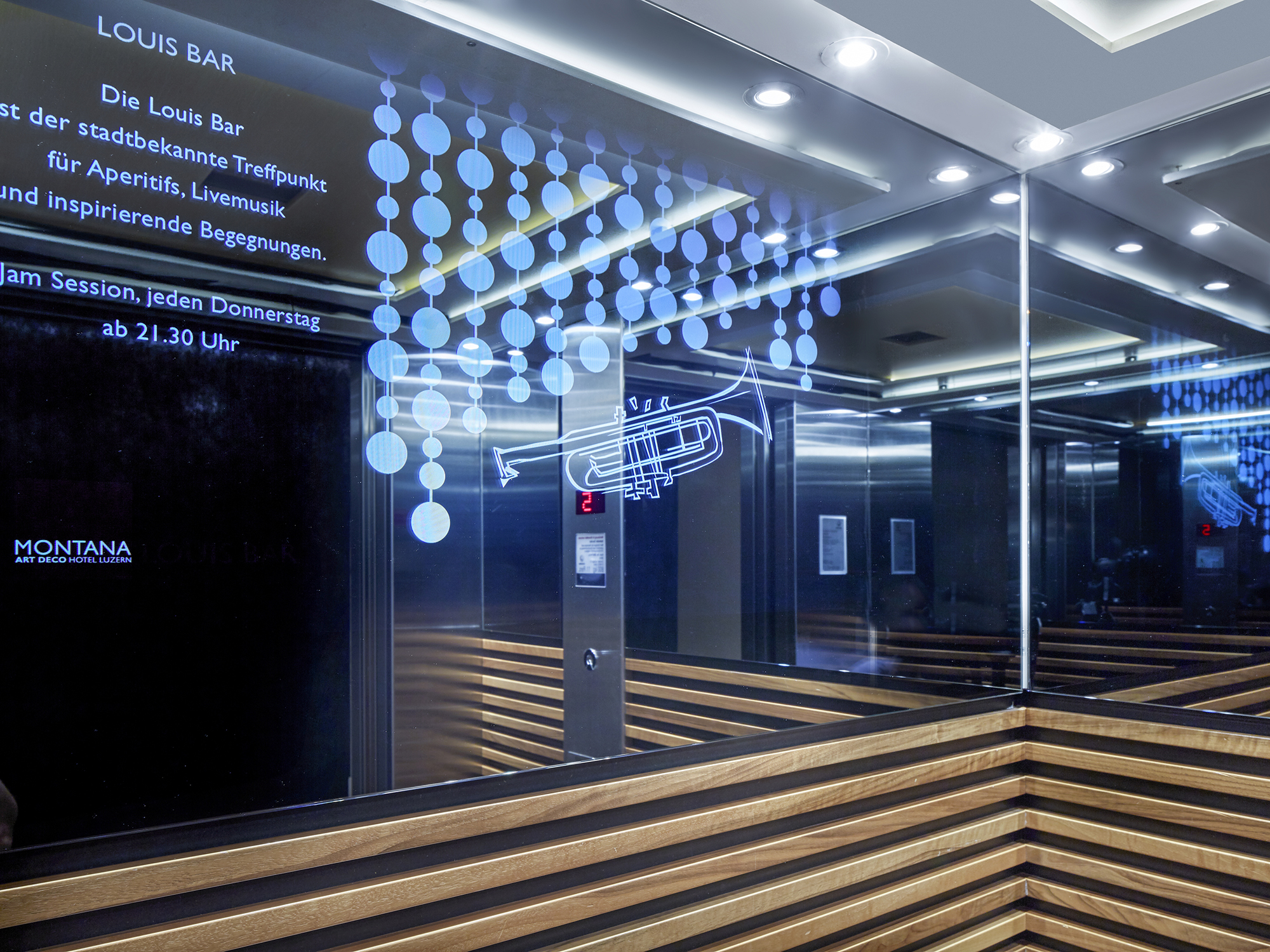 Digitale - Anzeige - Aufzug - Schindler