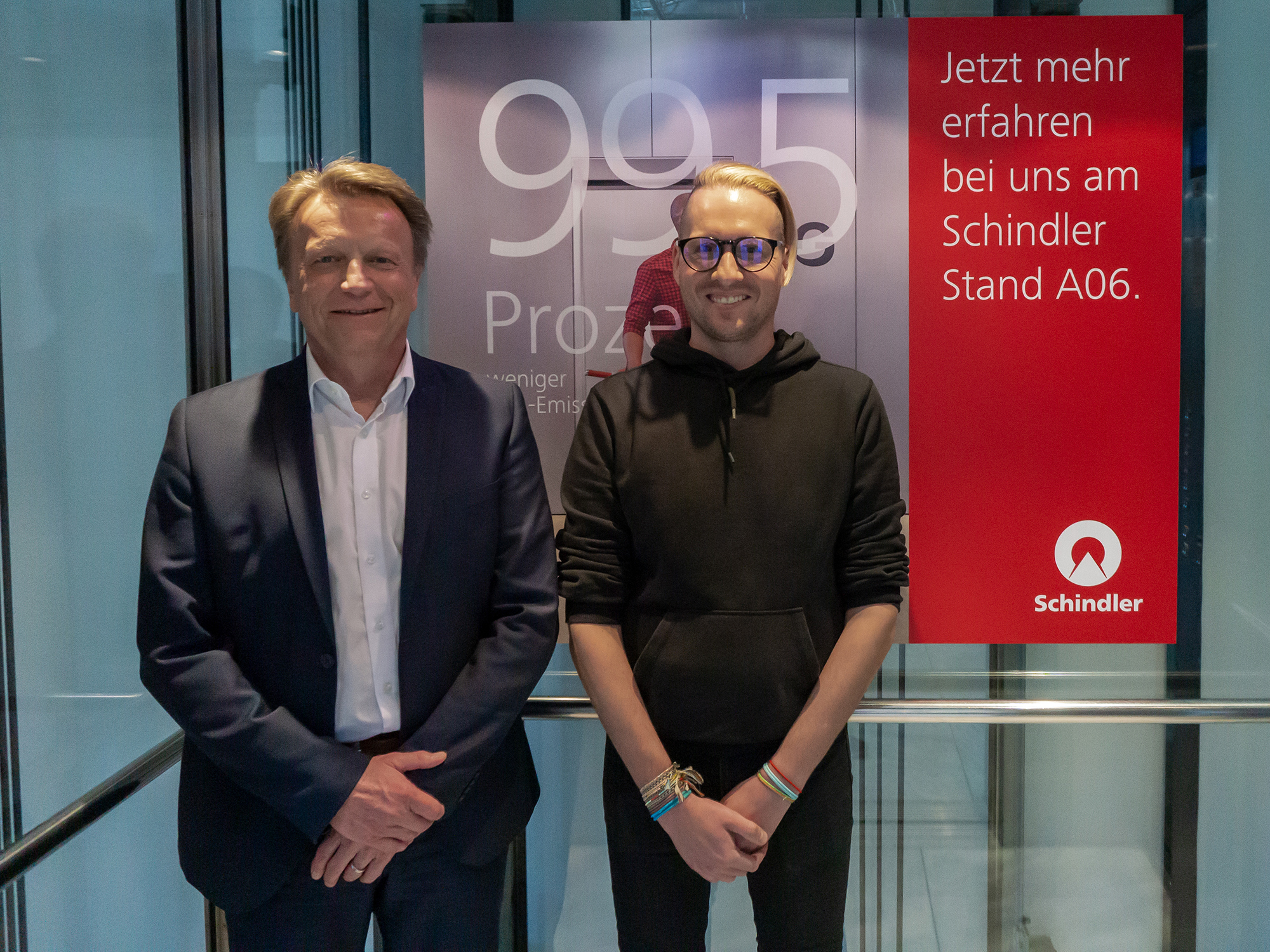 Schindler - Interview - Blank - Schneider - Aufzug