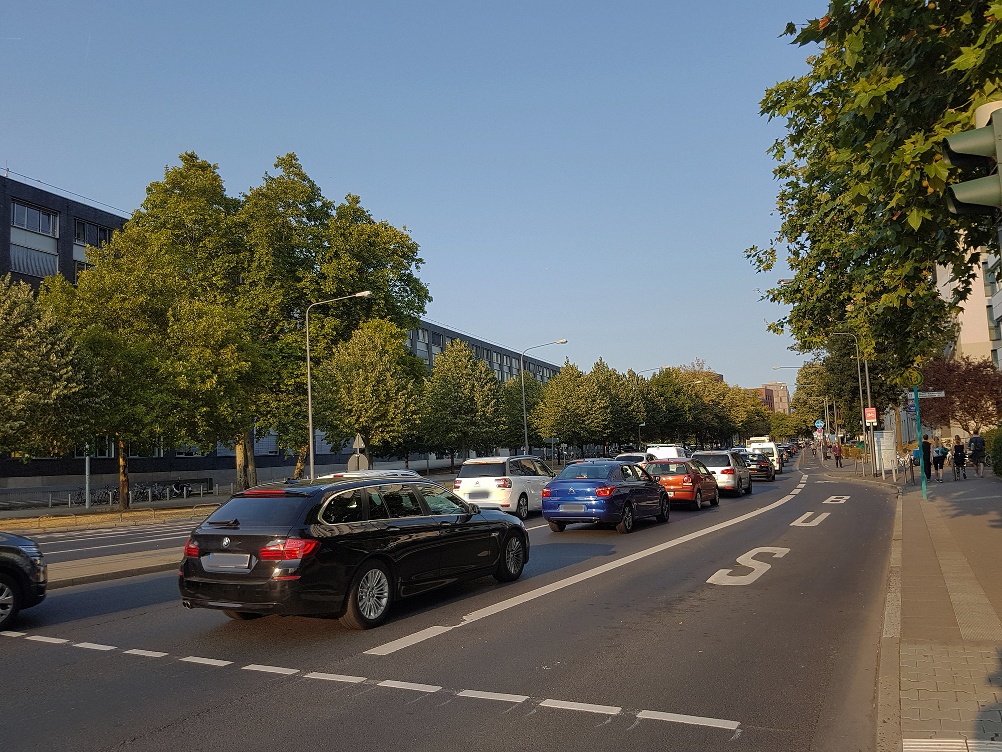 Adickesallee in Frankfurt, Germany