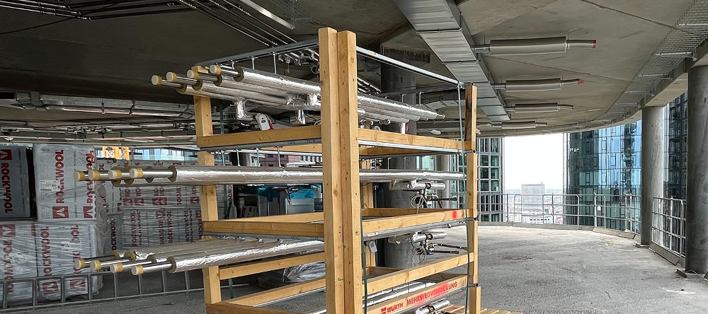 Frankfurt construction topics - How to build a skyscraper - Highrise engineering