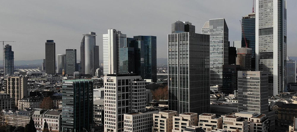 Frankfurt skyline - Frankfurt skyscrapers - High-rise city in Europe - Mainhattan