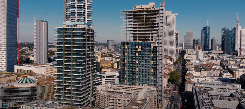 Office districts in Frankfurt - vacant office buildings in Frankfurt am Main -space to rent in Germany's business capital