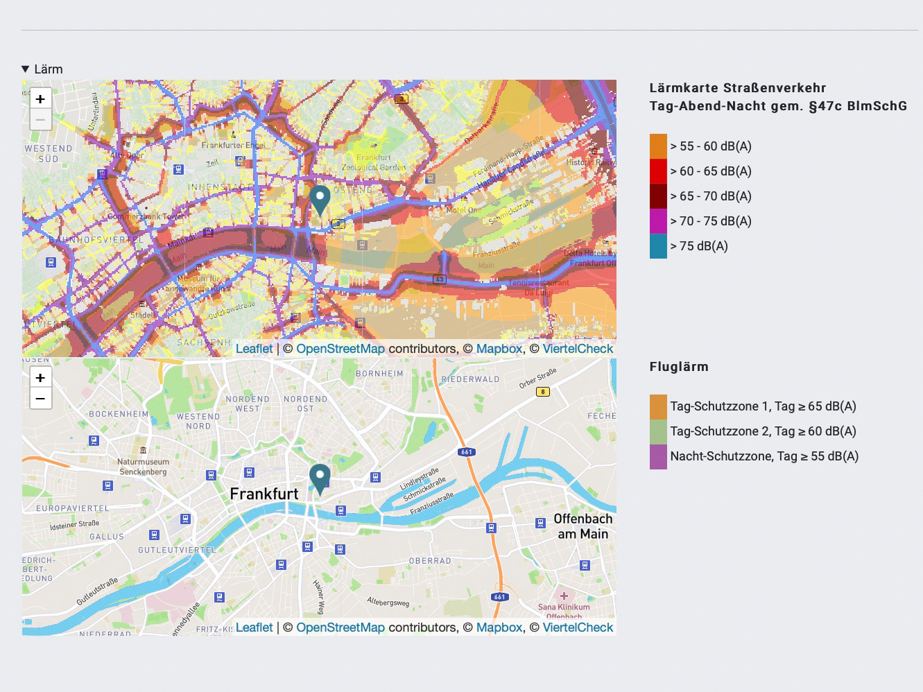 viertelcheck-score-germany-rating-location-noise Viertelcheck score - location rating for German cities - noise calculation