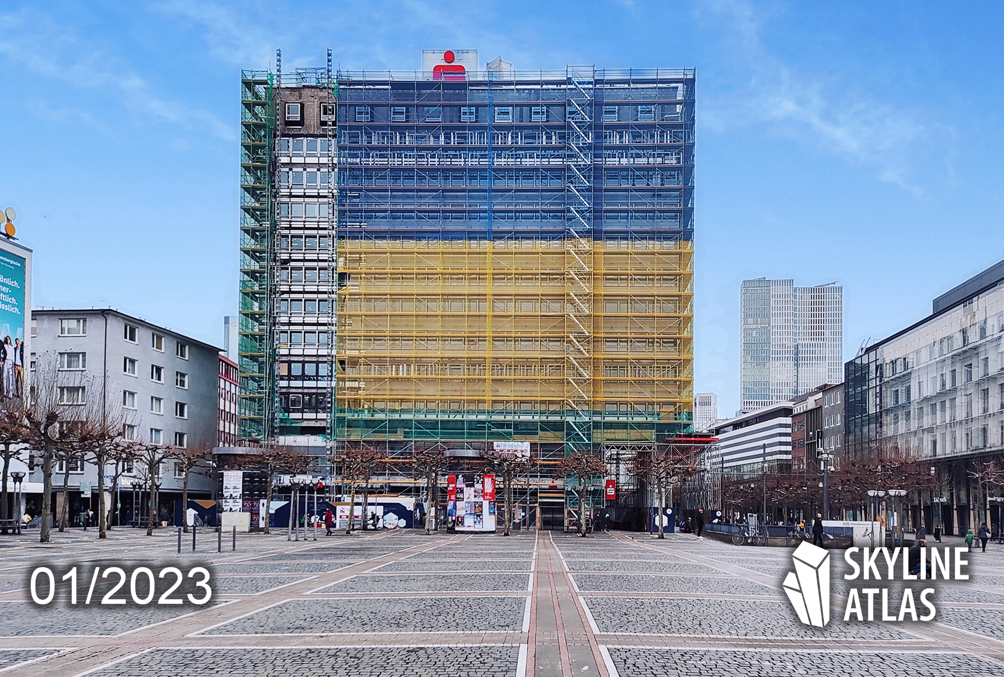 Bienenkorbhaus - Zeil - Frankfurt - Hochhaus - Konstablerwache